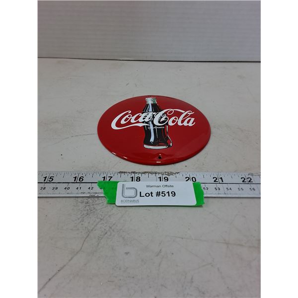 Retro Metal Coca-Cola Wall Sign