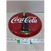 Image 1 : Retro Metal Coca-Cola Convex 12" Wall Sign