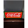 Image 1 : Electric Coca-Cola LED 25" x 11" Wall Mount Sign - Working - PICK UP ONLY