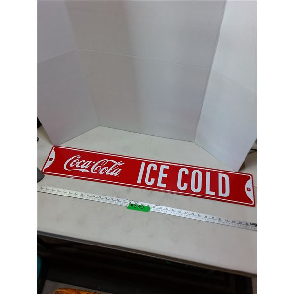 Retro Metal Coca-Cola 36" Wall Sign - PICK UP