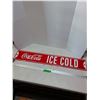 Image 1 : Retro Metal Coca-Cola 36" Wall Sign - PICK UP