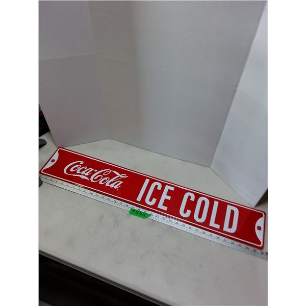 Retro Metal Coca-Cola 36" Wall Sign - PICK UP