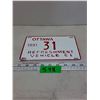 Image 1 : 1991 Ottawa Refreshment Vehicle License Plate