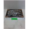 Image 1 : Metal Harley-Davidson "Legends Never Die" Sign - 8" x 12"