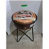 Image 1 : 'Like New' Retro "Muscle Car" Metal Frame Stool - 21" High - PICK UP ONLY