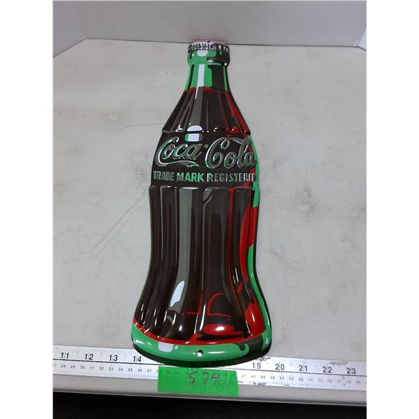 Retro Metal 21" Coca-Cola Bottle Sign