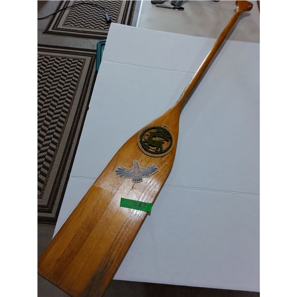 Wooden 54" Decorated Paddle - CANNOT SHIP