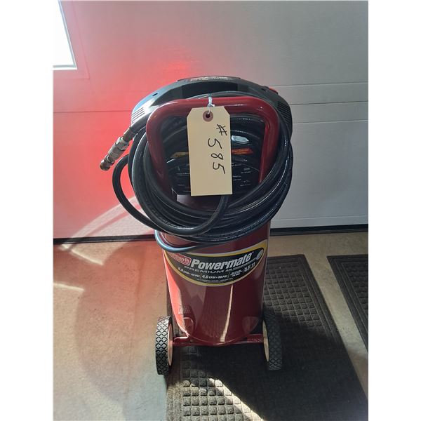 Coleman "Power-Mate" 6.5 CFM/40 PSI - Air Compressor - Tested - 37" High, CANNOT SHIP, PICKUP OFFSIT