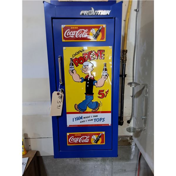 Frontier Locking Metal Shop Cabinet - 31x14x15", CANNOT SHIP, PICKUP OFFSITE IN WARMAN