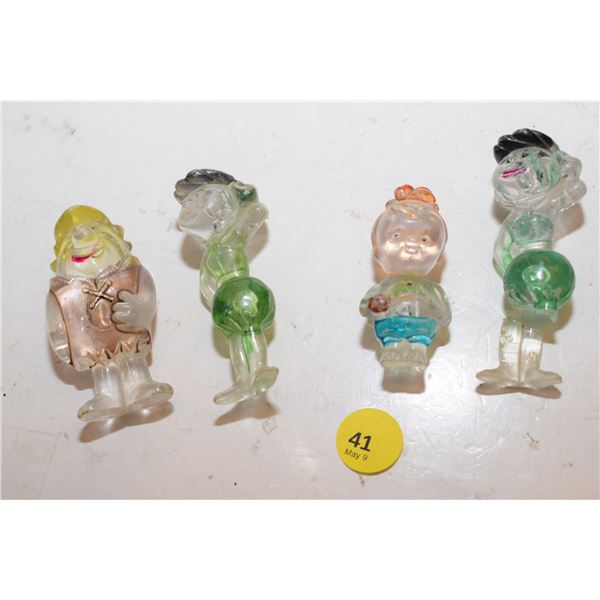 Old Resin Flintstone Figures