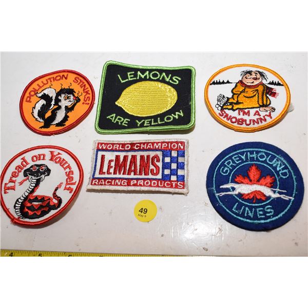 Vintage 1970’s Snowmobile Patches