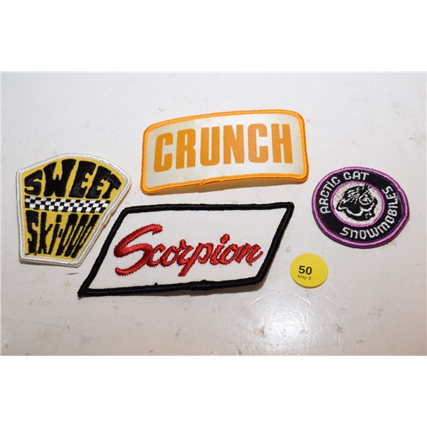 Vintage 1970’s Snowmobile Patches