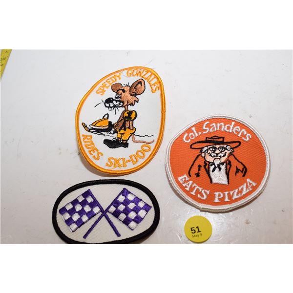 Vintage 1970’s Snowmobile Patches