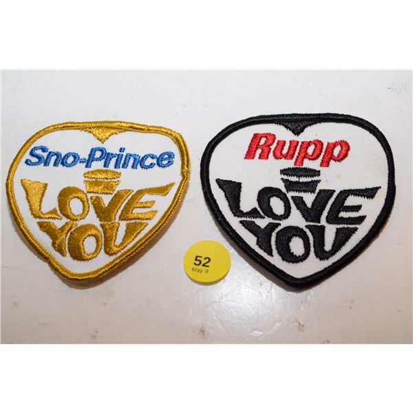 Vintage 1970’s Snowmobile Patches