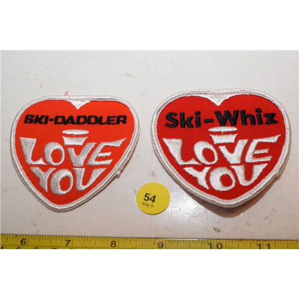 Vintage 1970’s Snowmobile Patches