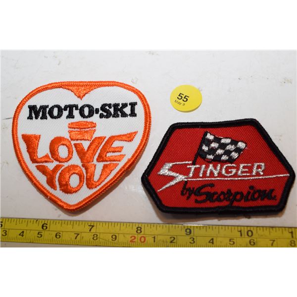 Vintage 1970’s Snowmobile Patches