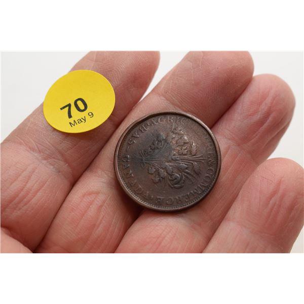Lower Canada Agriculture & Commerce Un Sous Token