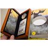 Image 1 : 2004 Canada $5 .9999 Fine Silver Moose Coin & Stamp Set