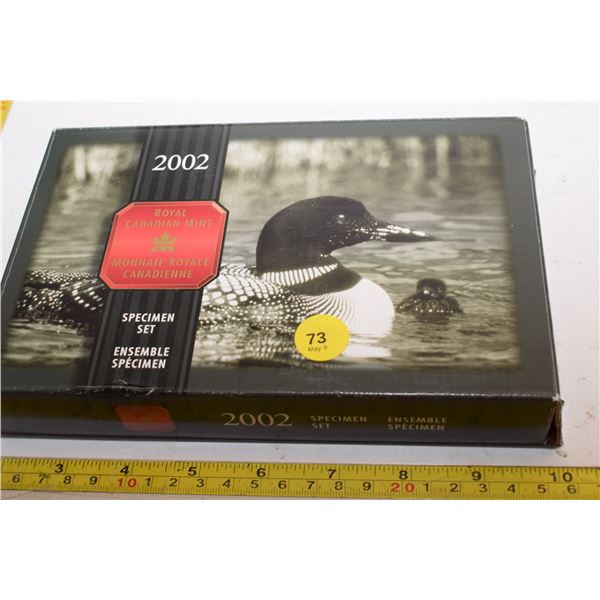 2002 Canada Specimen Coin Set