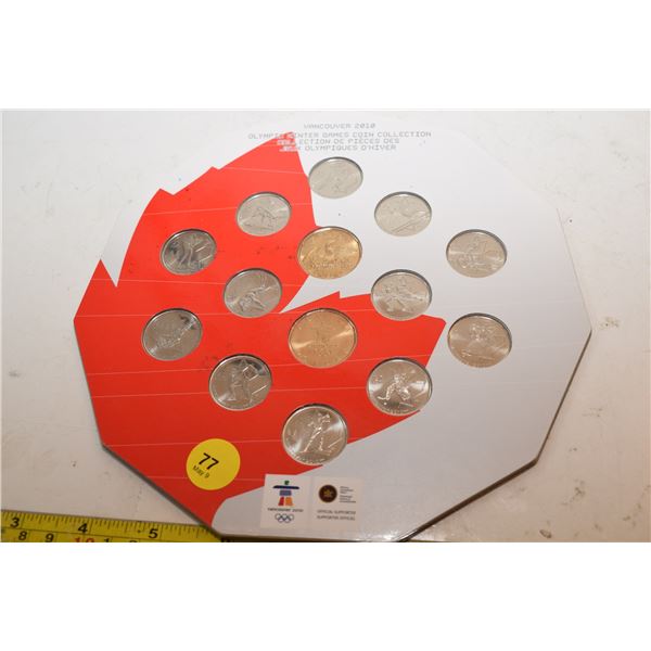 2010 Canada Vancouver Olympic Games Coin Collection Set