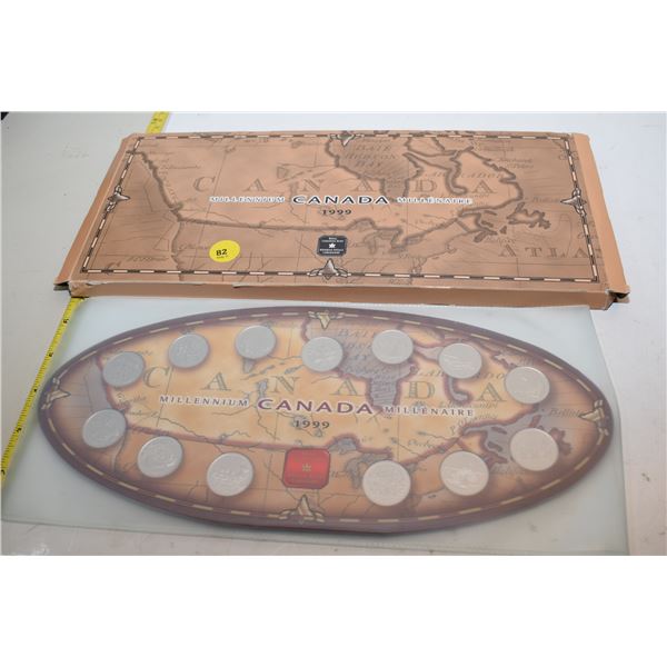 1999 Canada 25 cent Millenium Coin Set
