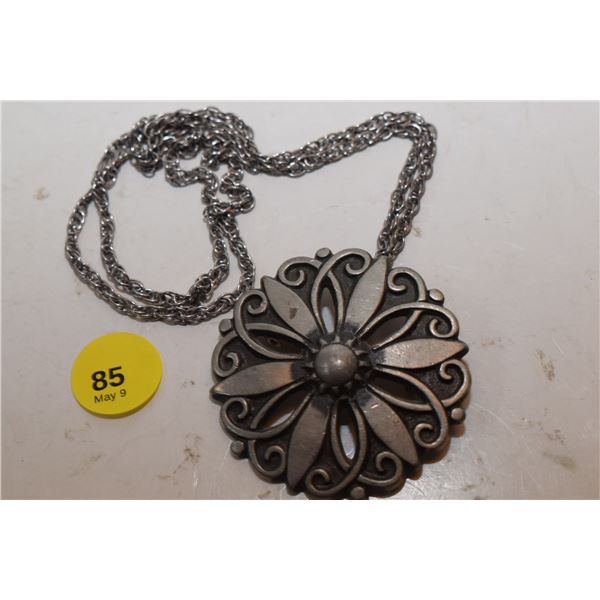 1970’s Pewter Borje Tennung Pendant