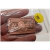 Image 1 : 1oz USA .9999 Fine Copper Bar – Cannot Verify Authenticity