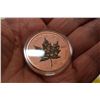 Image 2 : ½ oz Canada .9999 Fine Copper Skull Maple Leaf Token