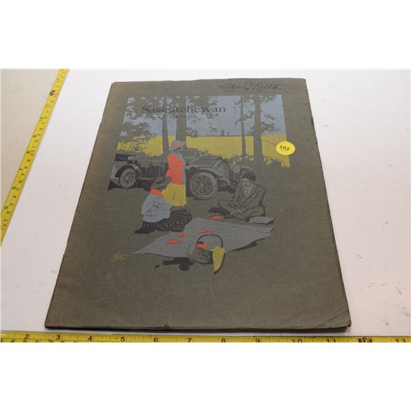 Very Old Saskatchewan Travel Booklet