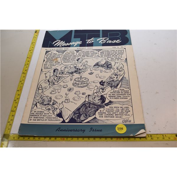 1944 Message to Base WWII Magazine