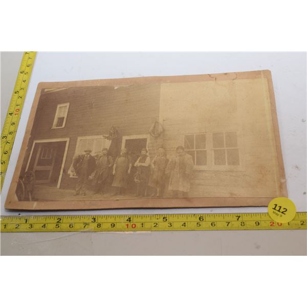 Saskatoon Cabinet Card – Buffalo Coat