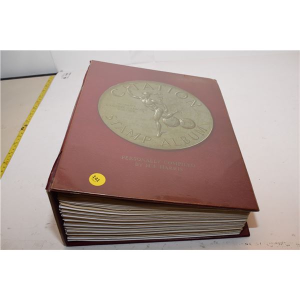 Huge Stamp Album – Lots of Stamps