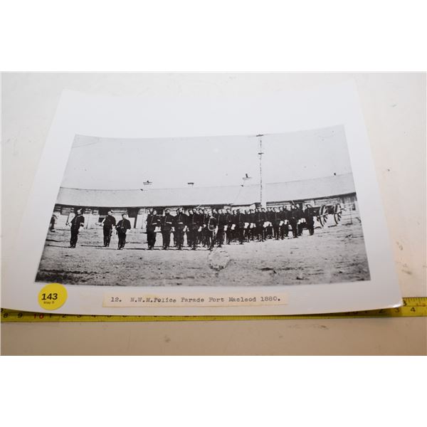 1880 Fort McLeod NWMP Photo (Looks to be Reprint)