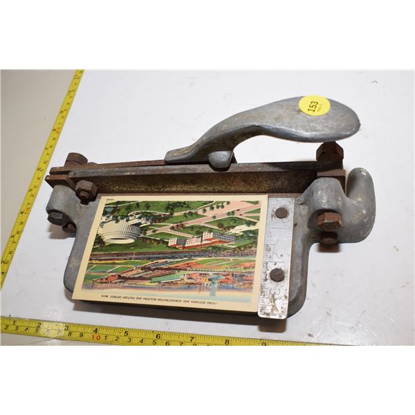 Vintage/Antique Postcard Cutter
