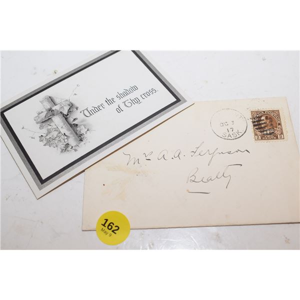 1917 Obituary Card of WWI Soldier