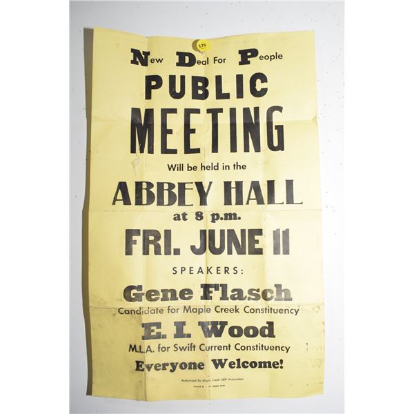 Early NDP Poster
