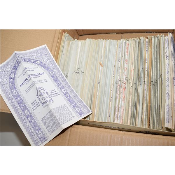 A Box Full of Fraternal Magazines