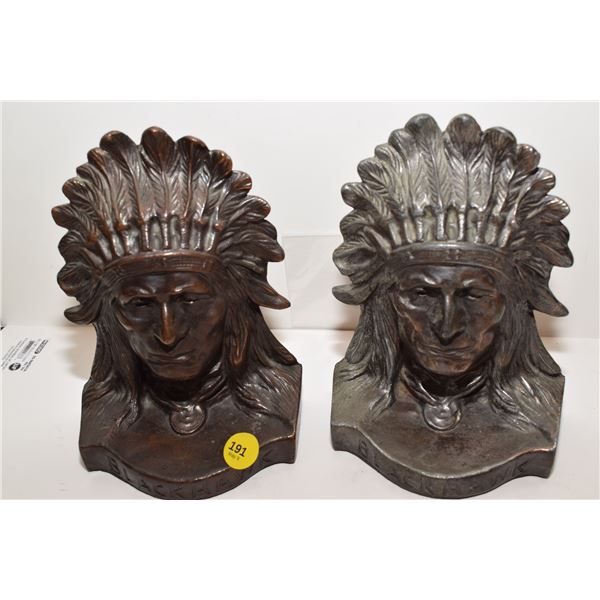 Antique Native Bookends – As Is