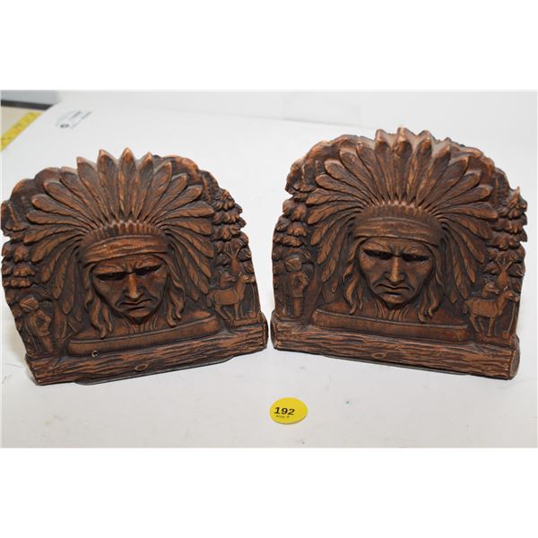 Antique Native Bookends – As Is