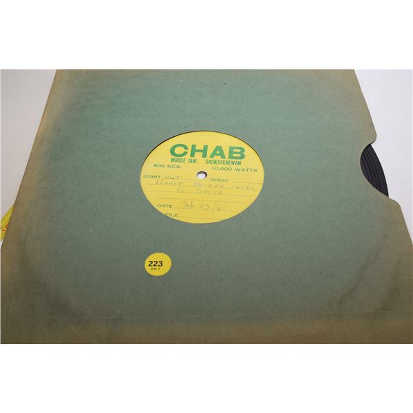 CHAB Moose Jaw, SK Junior Hockey League Radio Ads