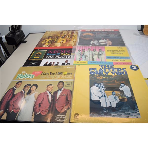 (6) “The Platters” Records