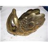 Image 2 : Vintage Large Brass Swan (11")