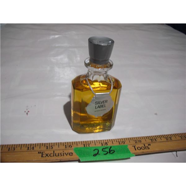 Vintage Silver Label After Shave 6.5oz Fuller Brush Co.
