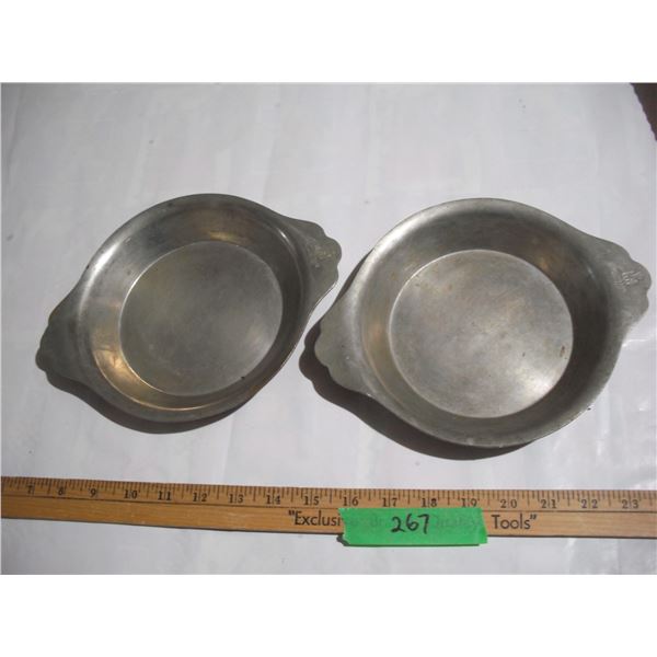 The Queens Hotel Montreal Silver Soldered Heavy Duty Serving Trays