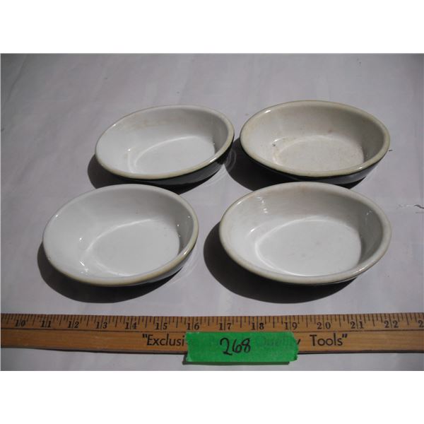 (4) Medalta Stoneware Serving Bowls (5.5")