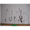 Image 1 : (8) Costume Jewelry Necklaces Plus Cross