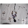 Image 4 : (8) Costume Jewelry Necklaces Plus Cross