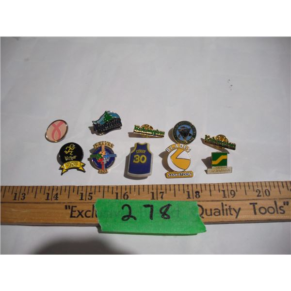 Label Pins (Saskatoon Blades, and etc.)