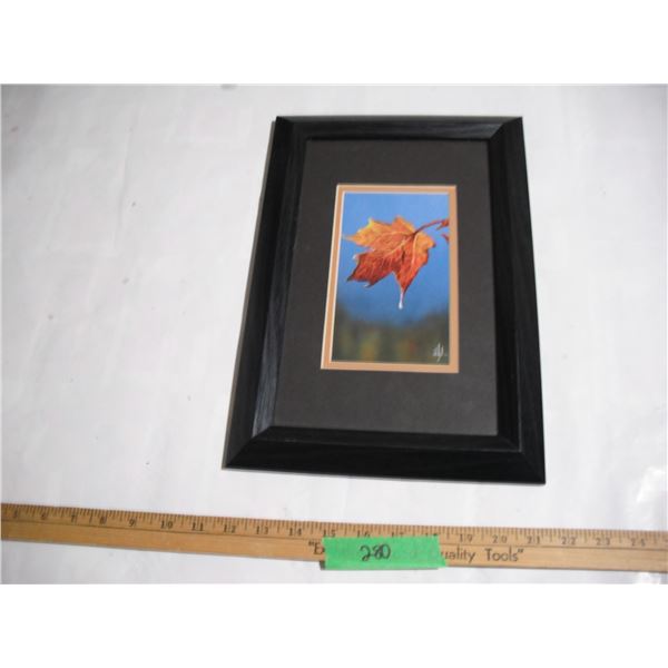 1998 Al Nelson Weitzel Scratchboard Picture in Frame (14.5"x10")