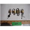Image 1 : (4) Small Locks w/ Keys